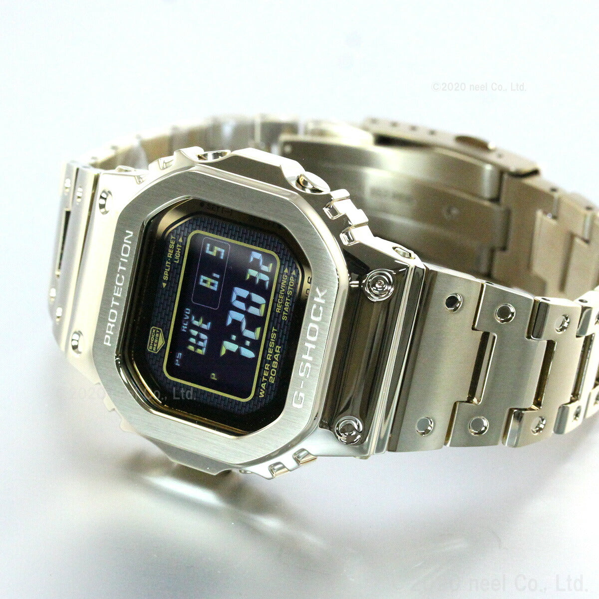 カシオ Gショック CASIO G-SHOCK タフソーラー 電波時計 デジタル 腕時計 メンズ フルメタル ゴールド GMW-B5000GD-9JF