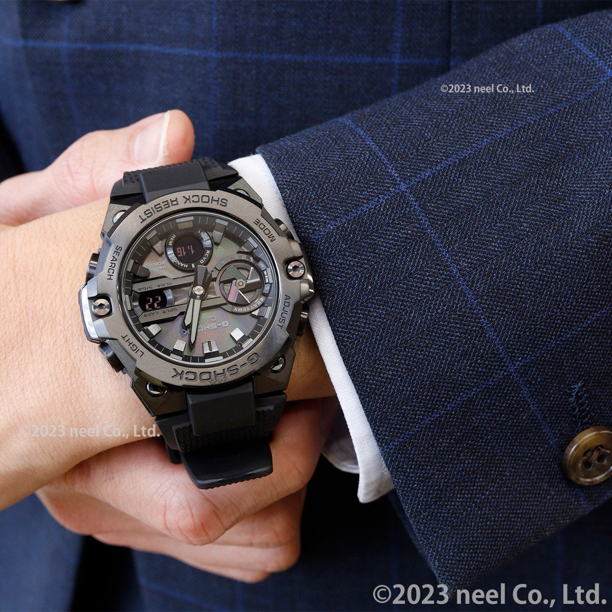 G-SHOCK ソーラー G-STEEL カシオ Gショック Gスチール CASIO 腕時計 メンズ タフソーラー GST-B400BB-1AJF スマートフォンリンク オールブラック