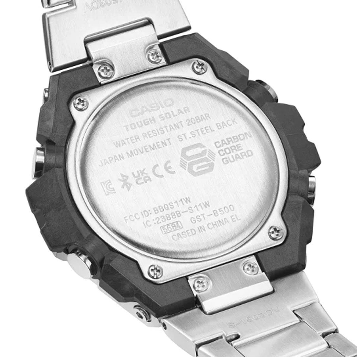 G-SHOCK ソーラー G-STEEL カシオ Gショック Gスチール CASIO 腕時計 メンズ GST-B500D-1AJF タフソーラー スマートフォンリンク