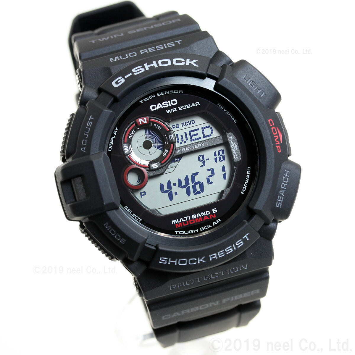 G-SHOCK 電波 ソーラー 電波時計 マッドマン MUDMAN 腕時計 メンズ マスターオブG カシオ Gショック GW-9300-1JF