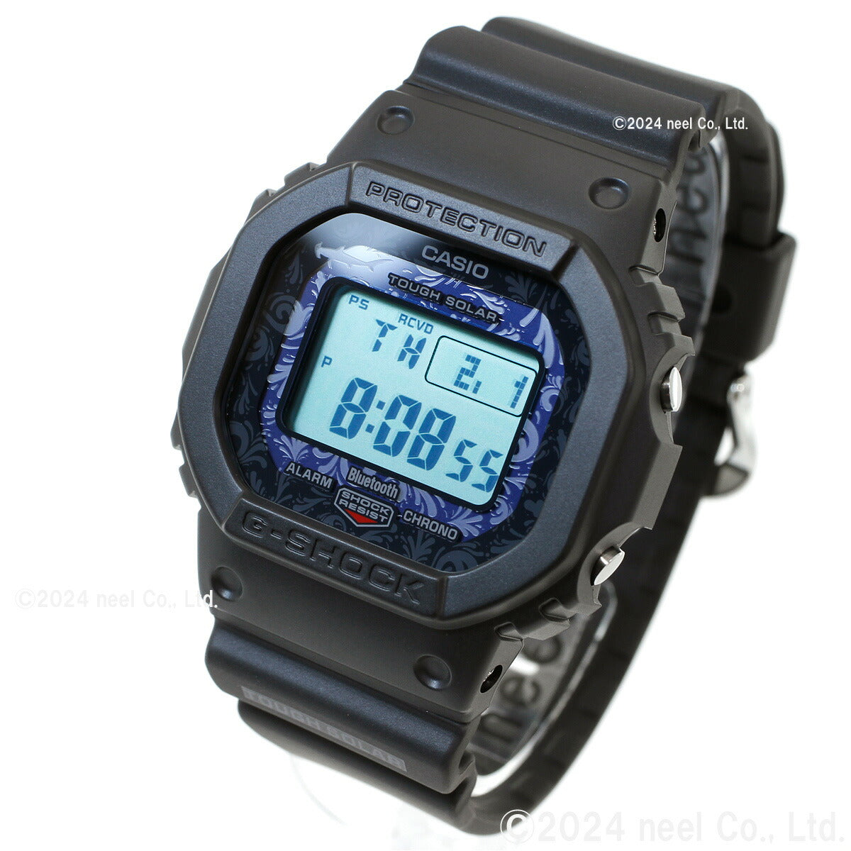 G-SHOCK 電波 ソーラー 電波時計 カシオ Gショック CASIO デジタル 腕時計 メンズ GW-B5600CD-1A2JR チャールズ・ダーウィン財団 コラボモデル シュモクザメ