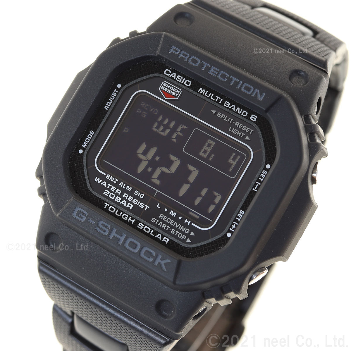 G-SHOCK Gショック GW-M5610UBC-1JF 電波 ソーラー 電波時計 5600 ブラック デジタル メンズ 腕時計 カシオ CASIO タフソーラー