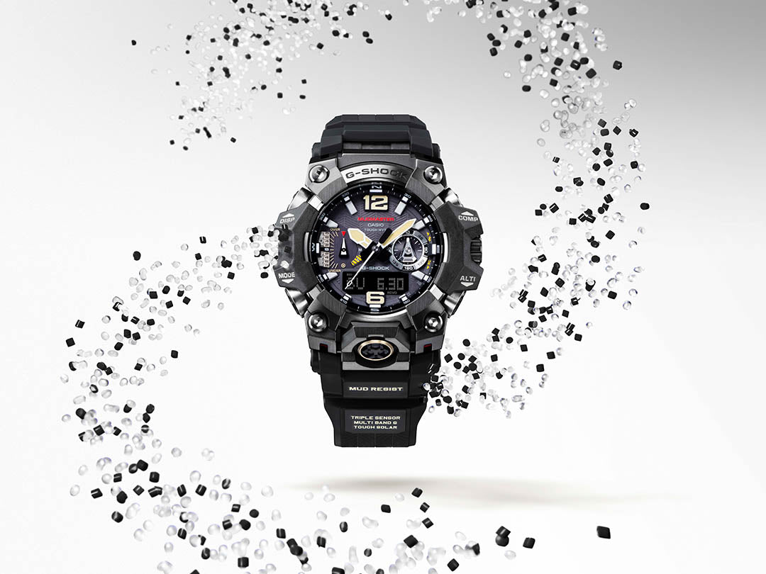 G-SHOCK 電波 ソーラー 電波時計 カシオ Gショック マッドマスター MUDMASTER 腕時計 メンズ MASTER OF G GWG-B1000-1A4JF