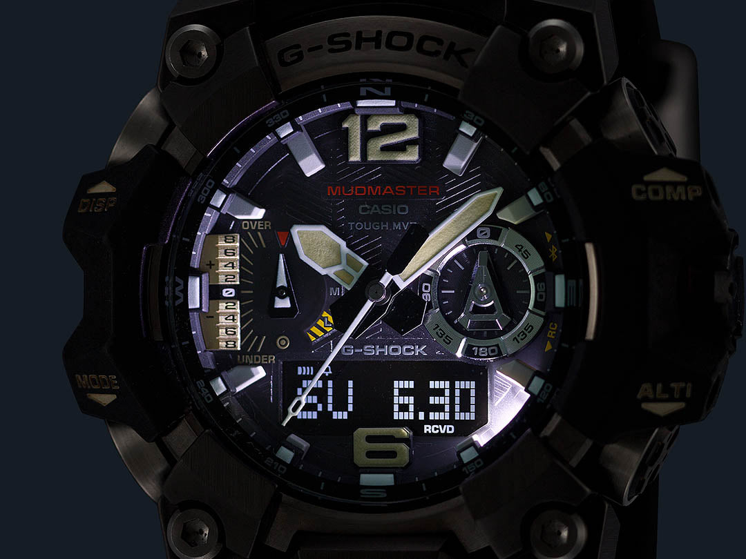 G-SHOCK 電波 ソーラー 電波時計 カシオ Gショック マッドマスター MUDMASTER 腕時計 メンズ MASTER OF G GWG-B1000-1A4JF