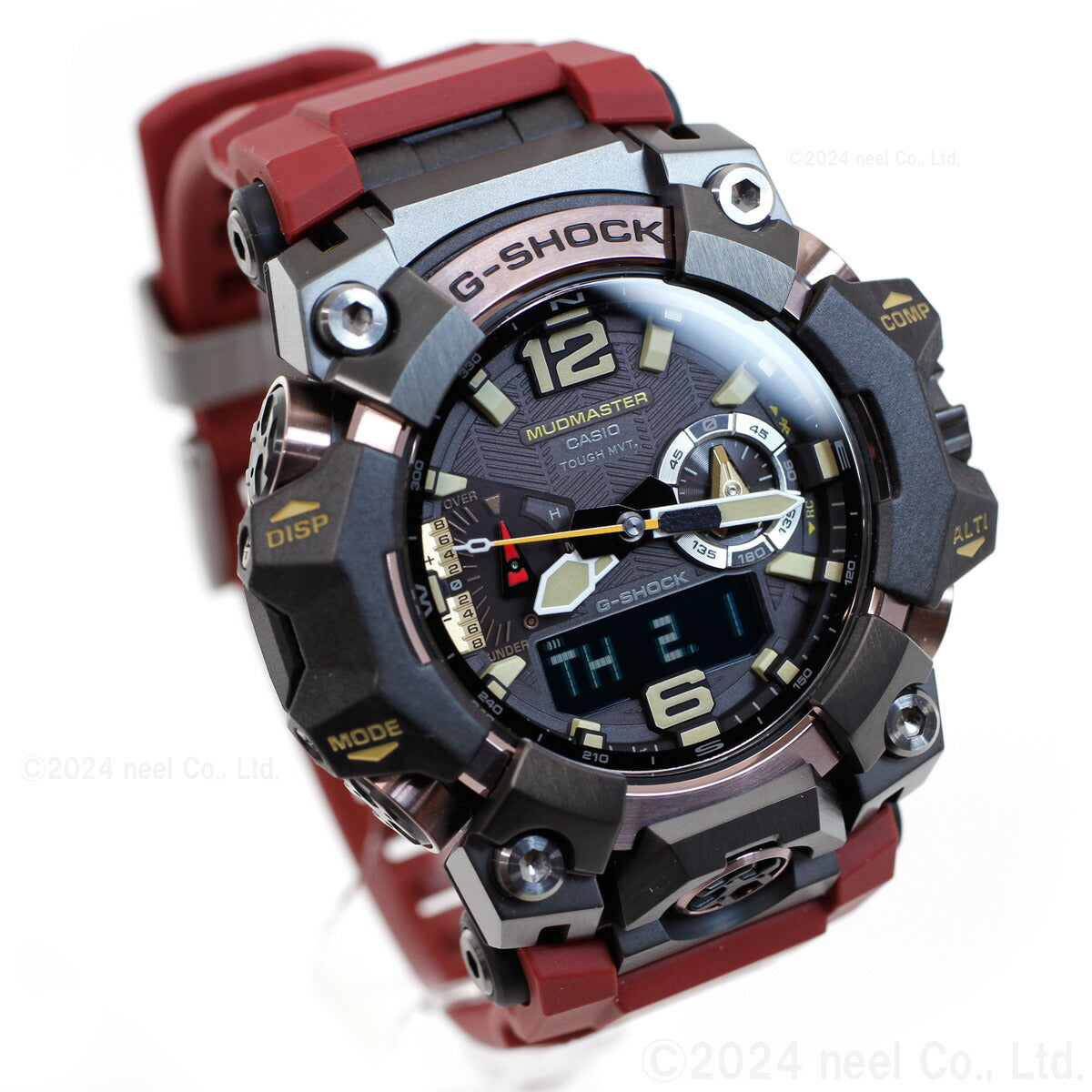 G-SHOCK 電波 ソーラー 電波時計 カシオ Gショック マッドマスター MUDMASTER 腕時計 メンズ MASTER OF G GWG-B1000-1A4JF