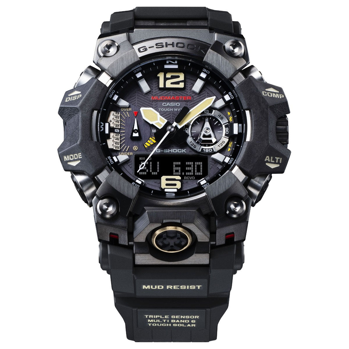 G-SHOCK 電波 ソーラー 電波時計 カシオ Gショック マッドマスター MUDMASTER 腕時計 メンズ MASTER OF G GWG-B1000-1AJF