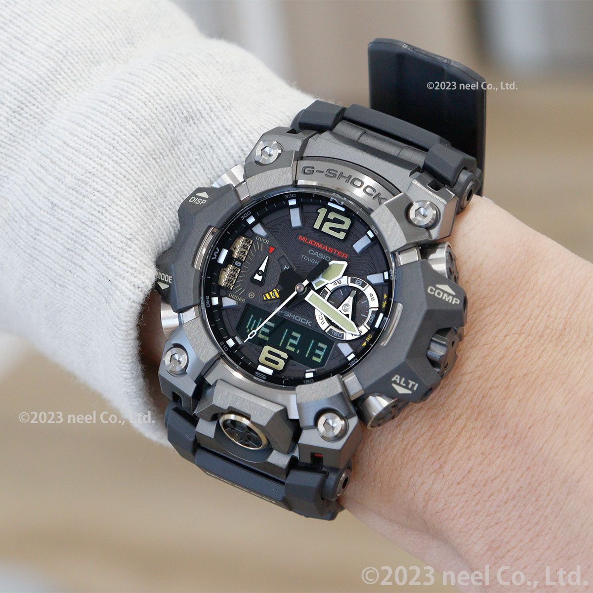 G-SHOCK 電波 ソーラー 電波時計 カシオ Gショック マッドマスター MUDMASTER 腕時計 メンズ MASTER OF G GWG-B1000-1AJF