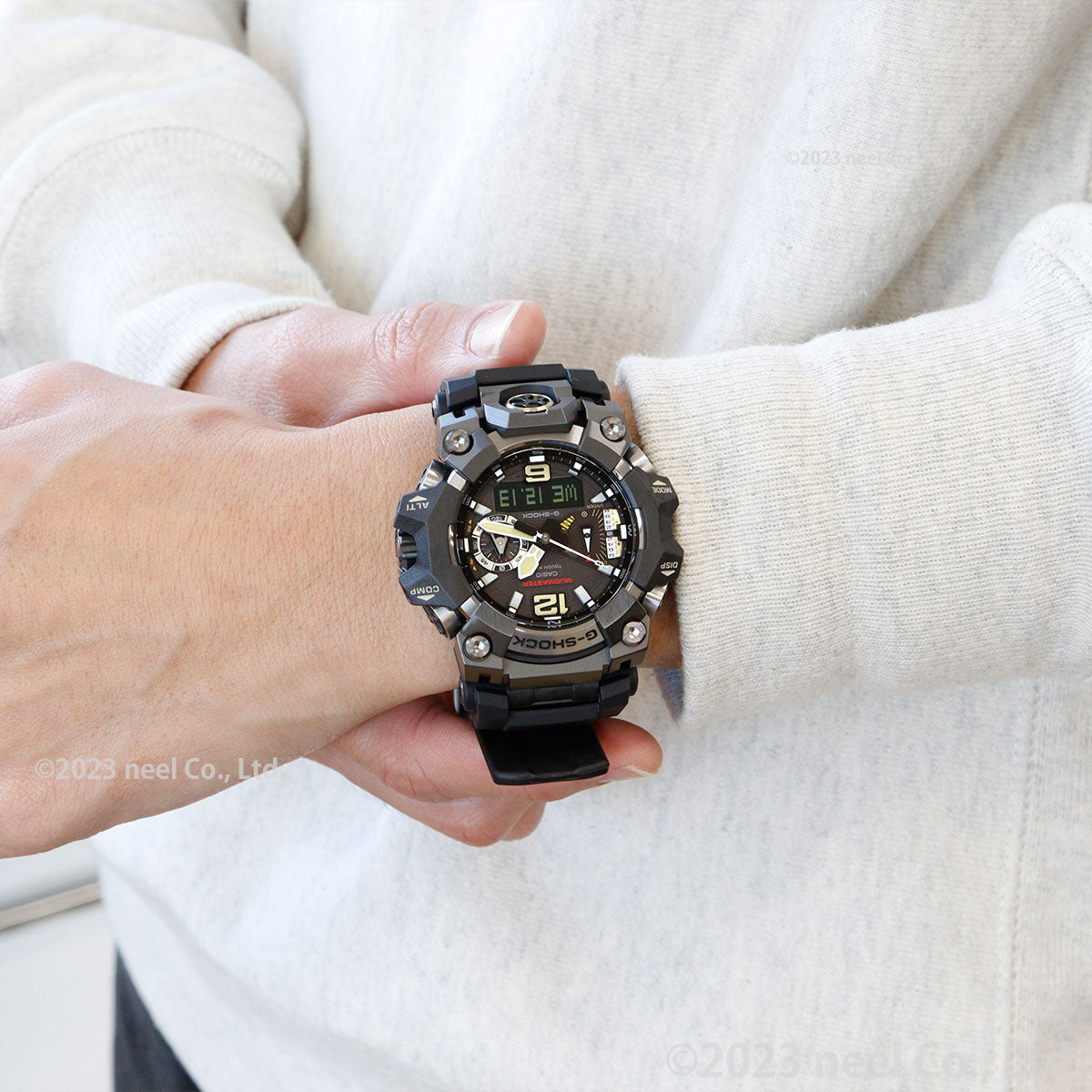 G-SHOCK 電波 ソーラー 電波時計 カシオ Gショック マッドマスター MUDMASTER 腕時計 メンズ MASTER OF G GWG-B1000-1AJF