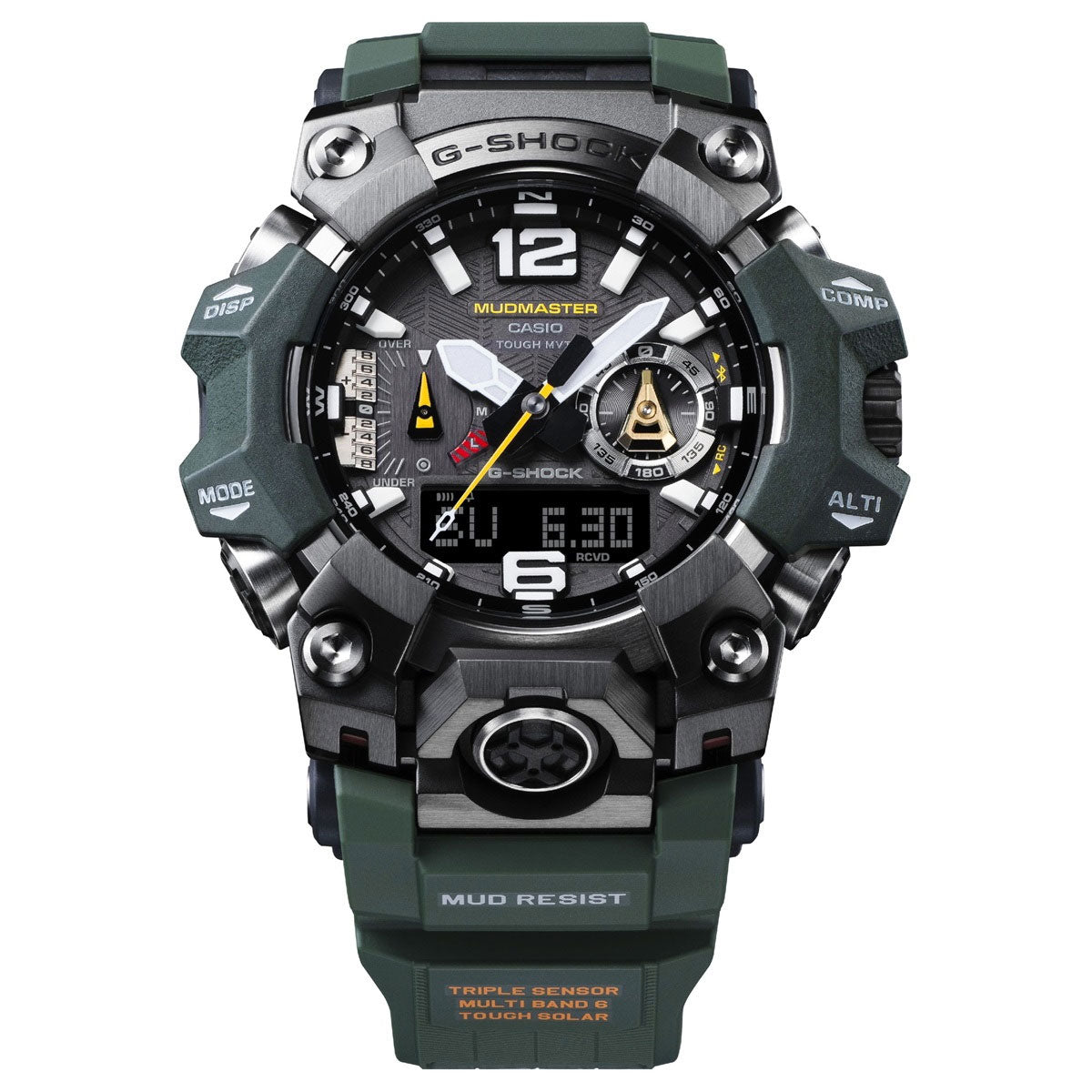 G-SHOCK 電波 ソーラー 電波時計 カシオ Gショック マッドマスター MUDMASTER 腕時計 メンズ MASTER OF G GWG-B1000-3AJF