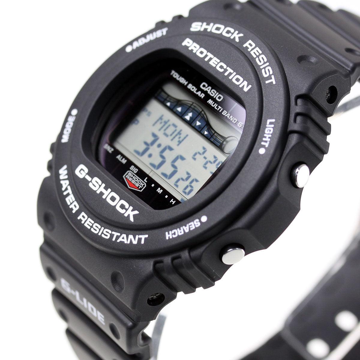 G-SHOCK 電波 ソーラー 電波時計 ブラック カシオ Gショック G-LIDE 腕時計 メンズ CASIO GWX-5700CS-1JF