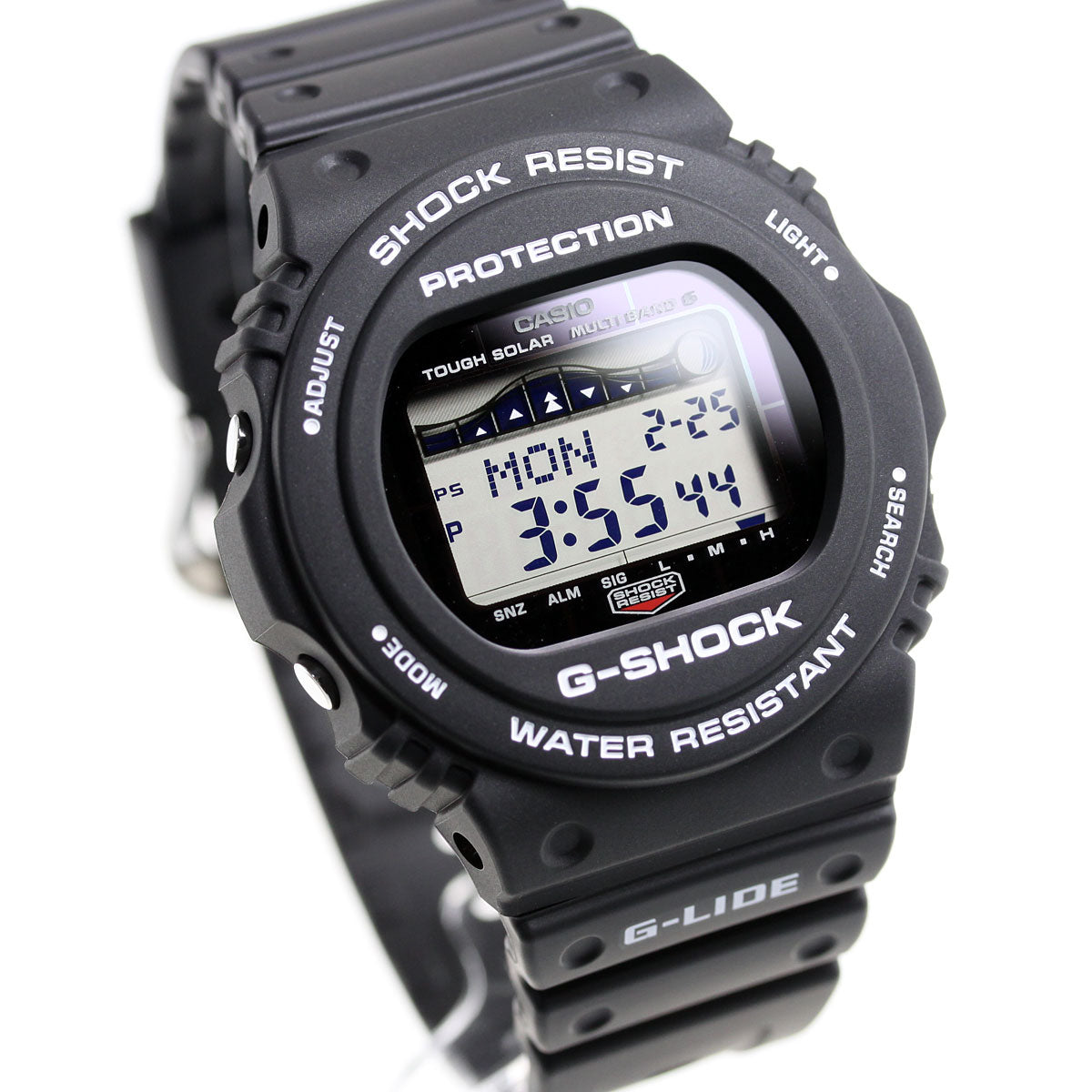 G-SHOCK 電波 ソーラー 電波時計 ブラック カシオ Gショック G-LIDE 腕時計 メンズ CASIO GWX-5700CS-1JF