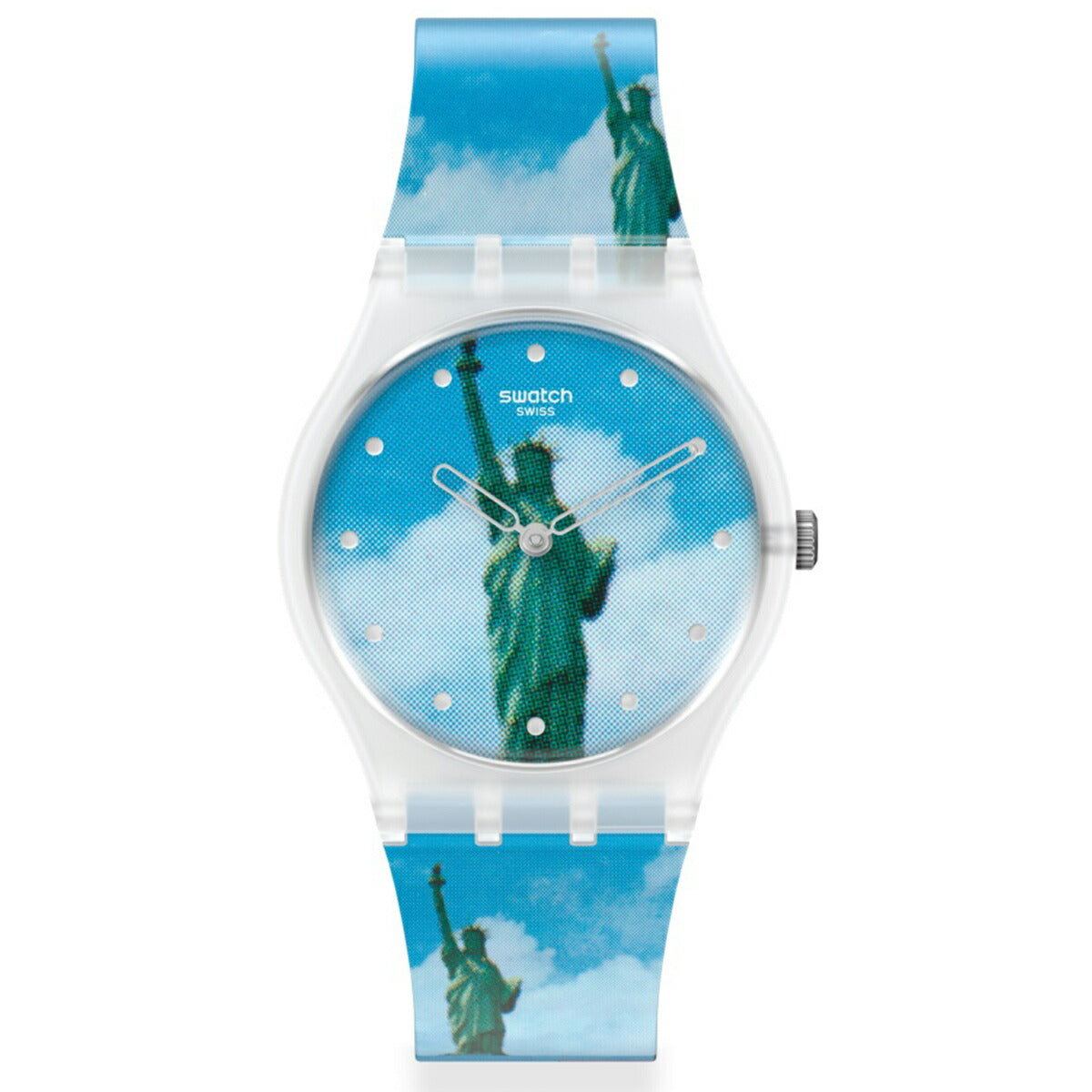 swatch スウォッチ MoMA 腕時計 メンズ レディース ジェント ニューヨーク・バイ・タダノリ・ヨコオ ザ・ウォッチ Gent NEW YORK BY TADANORI YOKOO、THE WATCH GZ351