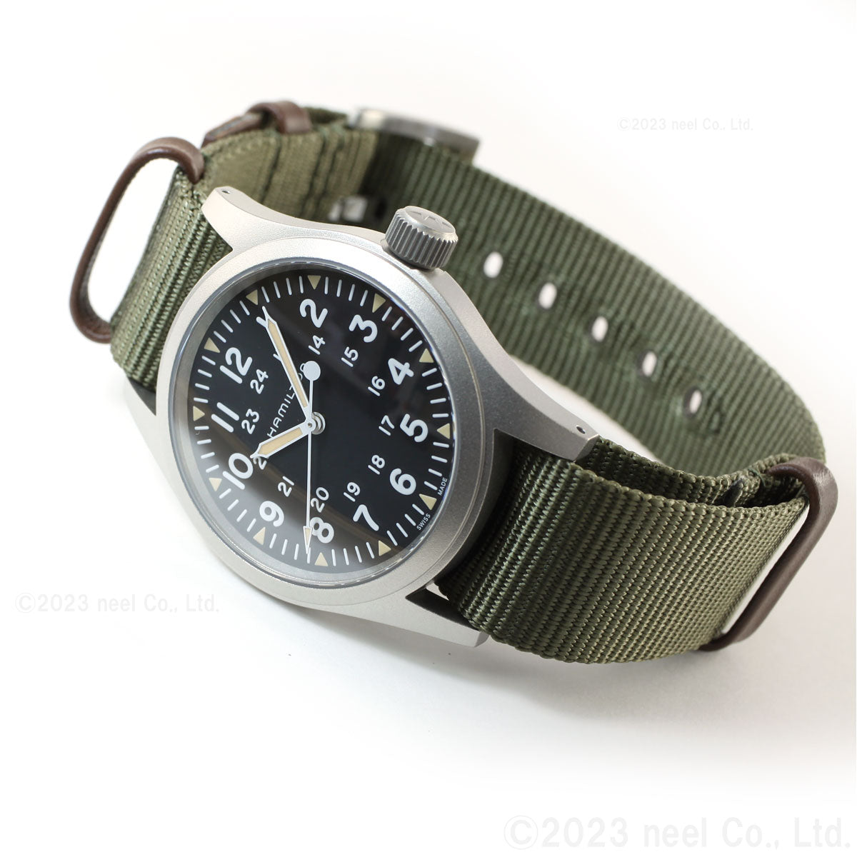 手巻きハミルトン 手巻き可動品 カーキフィールド メカ H69439931 - 腕時計(アナログ)