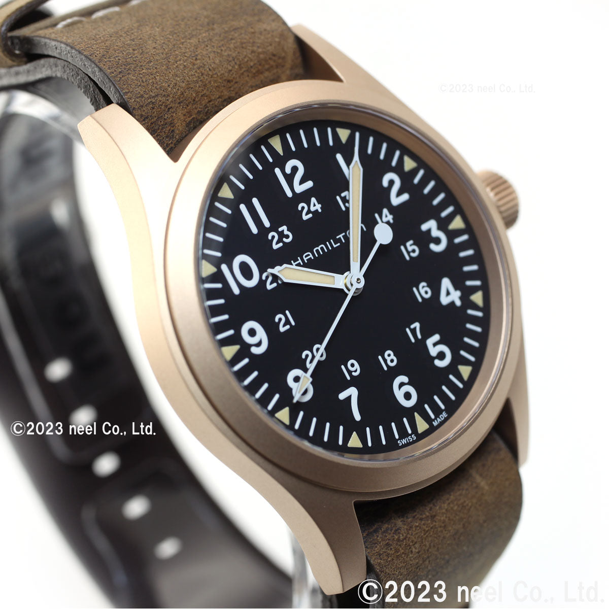 【正規品】ハミルトン HAMILTON カーキ フィールド メカ ブロンズ H69459530 腕時計 メンズ レディース 手巻き KHAKI  FIELD MECHANICAL BRONZE【36回無金利ローン】