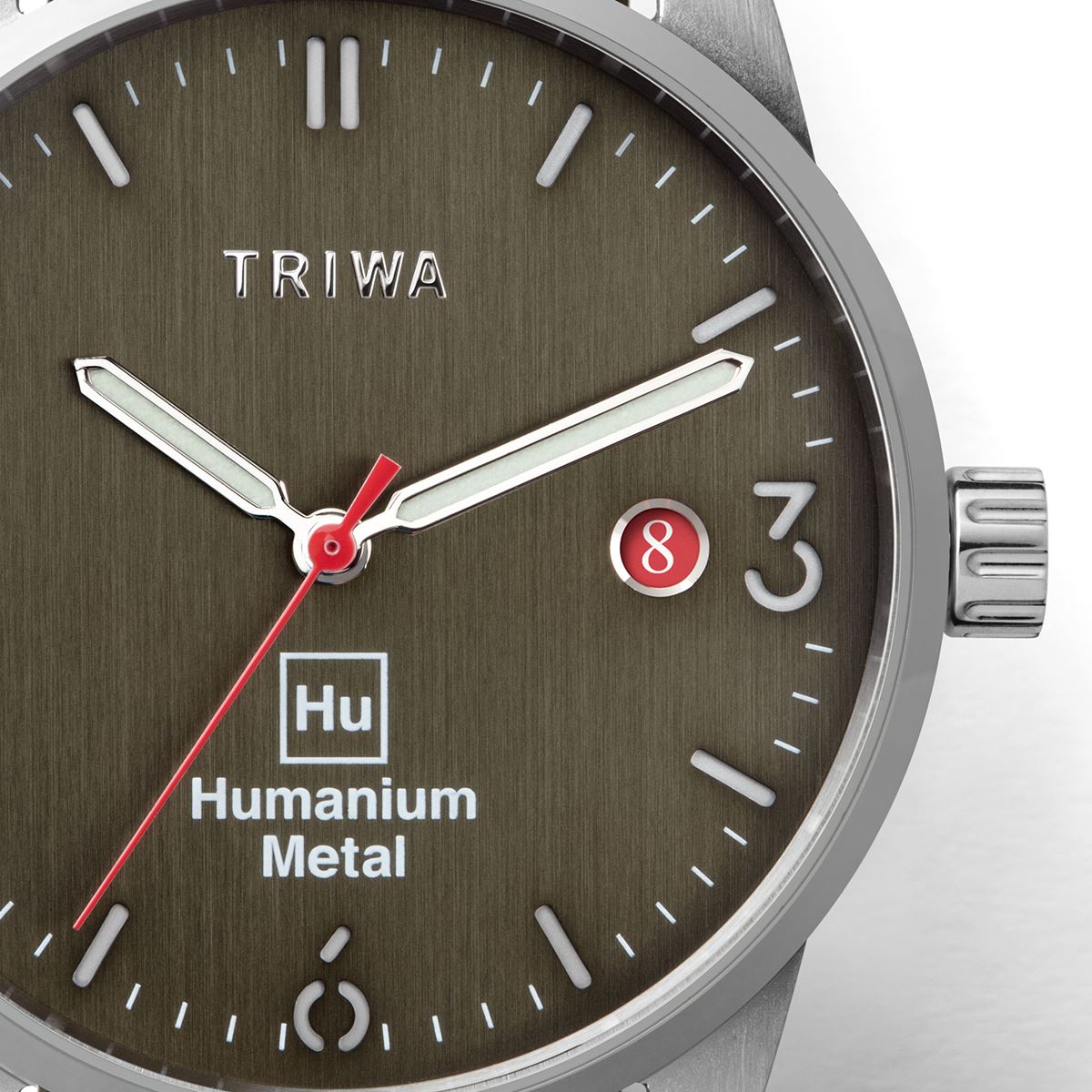 トリワ TRIWA HUMANIUM 39 HU39GR-CL080912 腕時計 メンズ ヒューマニウム メタル グリーン
