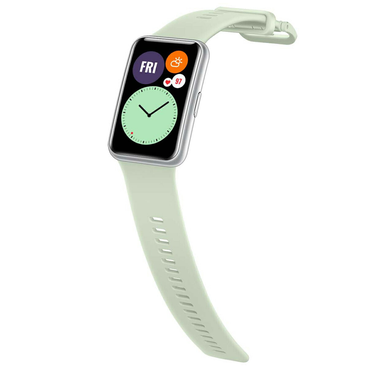 ファーウェイ HUAWEI スマートウォッチ WATCH FIT Mint Green ミントグリーン GPS 腕時計 メンズ レディース ウェアラブル 血中酸素 HV8W000120