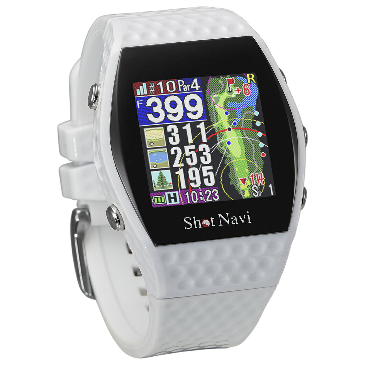 ショットナビ Shot Navi インフィニティ INFINITY 腕時計型 GPS ゴルフナビ 距離測定器 距離計測器 ホワイト