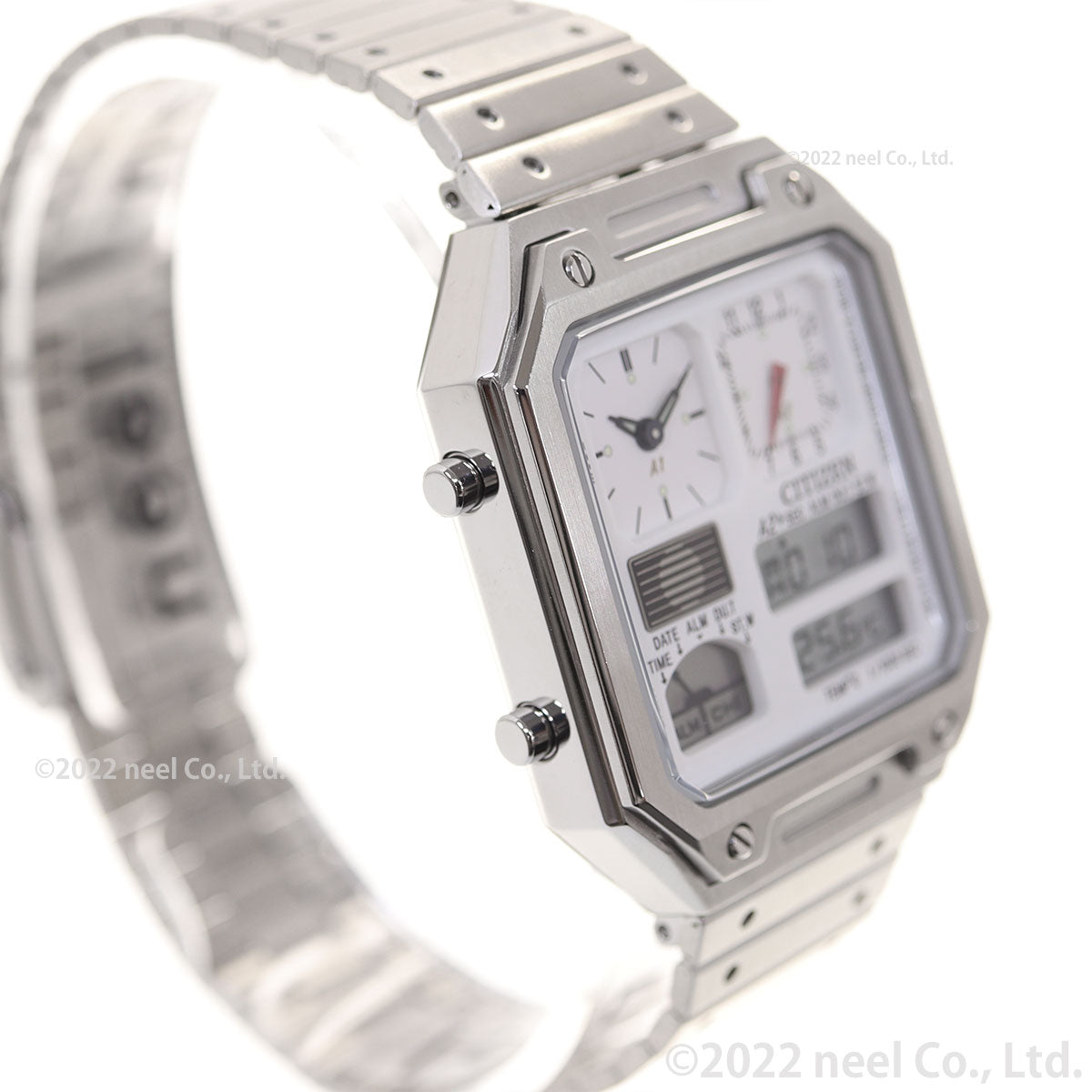 シチズン レコードレーベル RECORD LABEL JG2120-65A サーモセンサー 特定店取扱いモデル 腕時計 メンズ レディース CITIZEN THERMO SENSOR ホワイト