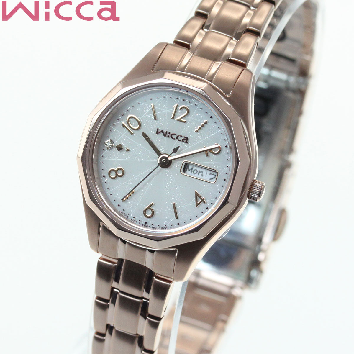 シチズン ウィッカ CITIZEN wicca ソーラーテック 腕時計 レディース デイ＆デイト KH3-568-11