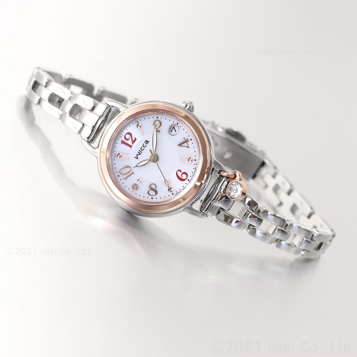シチズン腕時計 ウィッカ ソーラー電波時計 ブレスラインKL0-511-11 レディース腕時計
