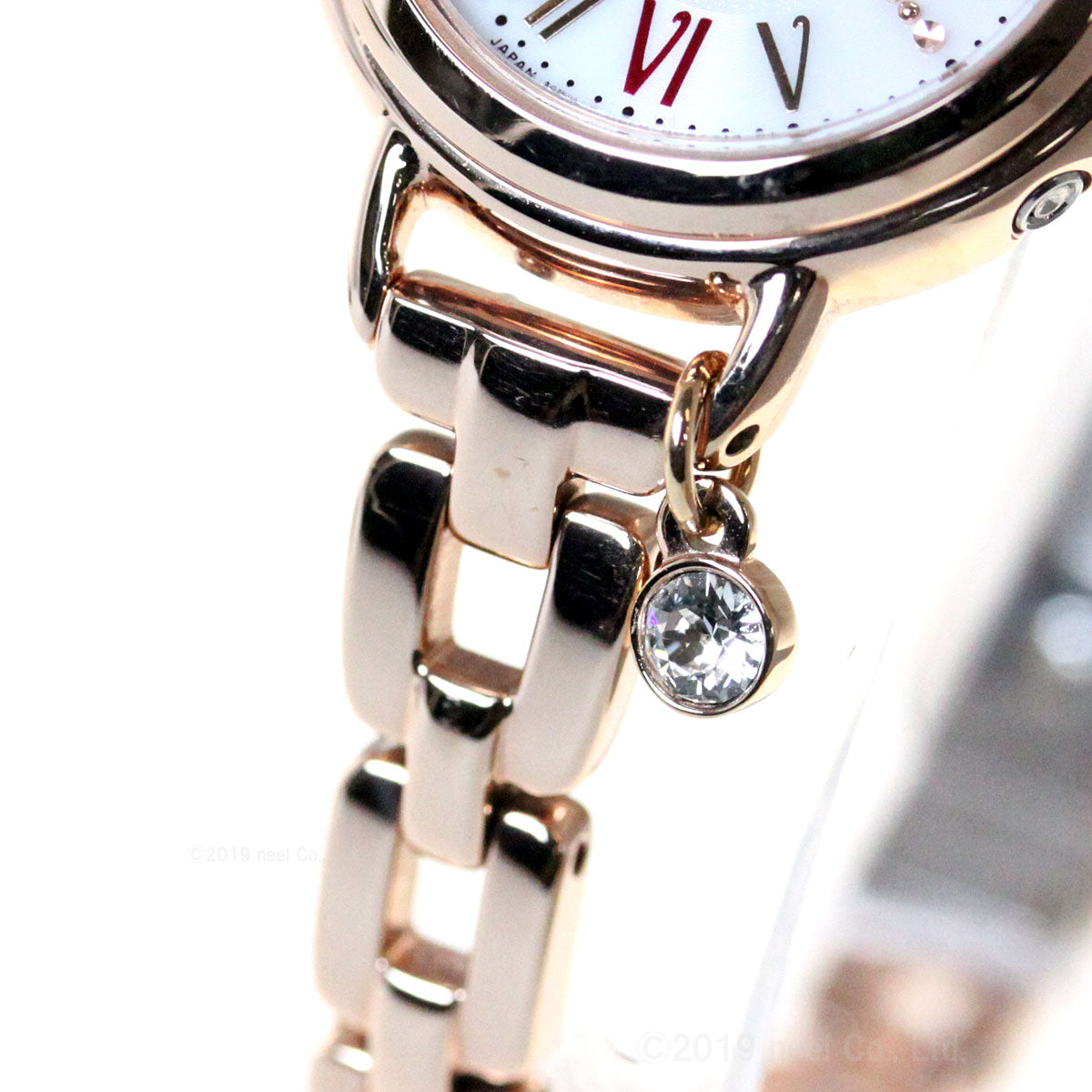 シチズン ウィッカ CITIZEN wicca ソーラーテック 電波時計 腕時計 レディース ブレスライン ときめくダイヤ 2019年 広告モデル KL0-561-15