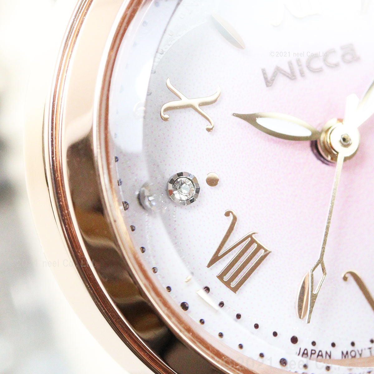 シチズン ウィッカ CITIZEN wicca ソーラーテック 電波時計 ティアラスターコレクション 腕時計 レディース KS1-660-93