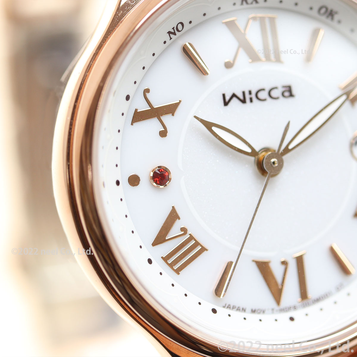 シチズン ウィッカ CITIZEN wicca ソーラーテック 電波時計 腕時計 レディース マスコミモデル KS1-864-11 甘い ショートケーキ イメージ