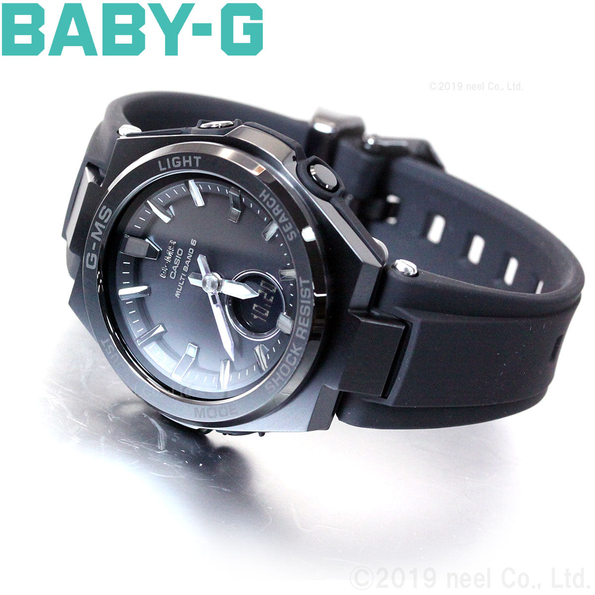 CASIO BABY-G G-MS MSG-W200G-1A2JF BLACK 最大46%OFFクーポン - 時計
