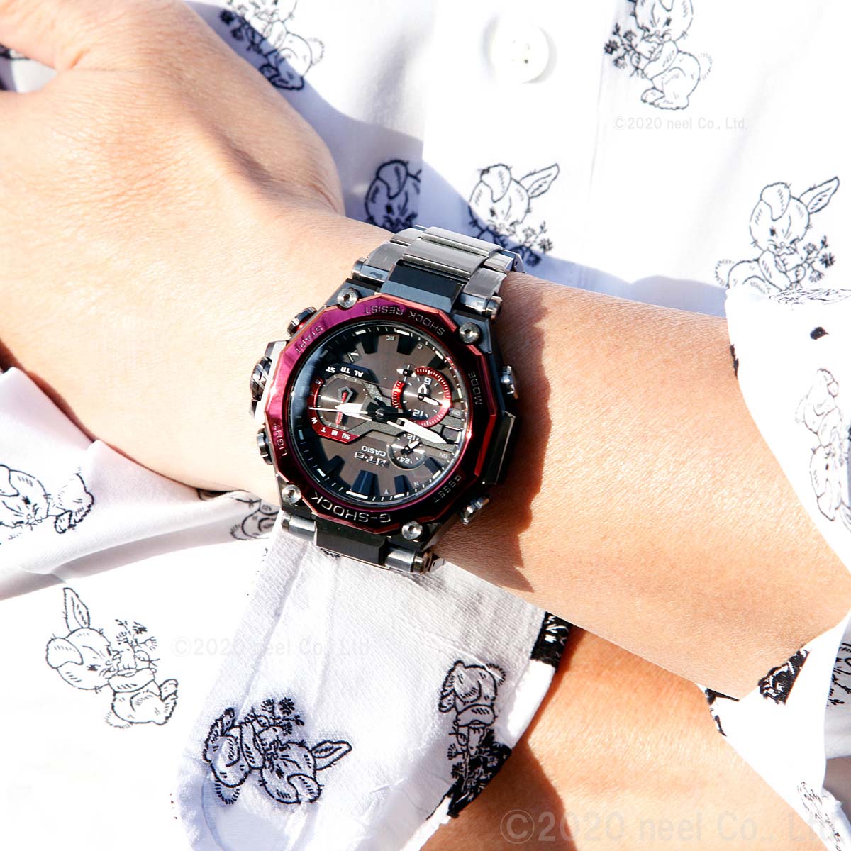 カシオ G-SHOCK MT-G ソーラー電波 メンズ 腕時計 ブラック×ローズゴールド レイヤーコンポジットバンド MTG-S1000BD-5AJF