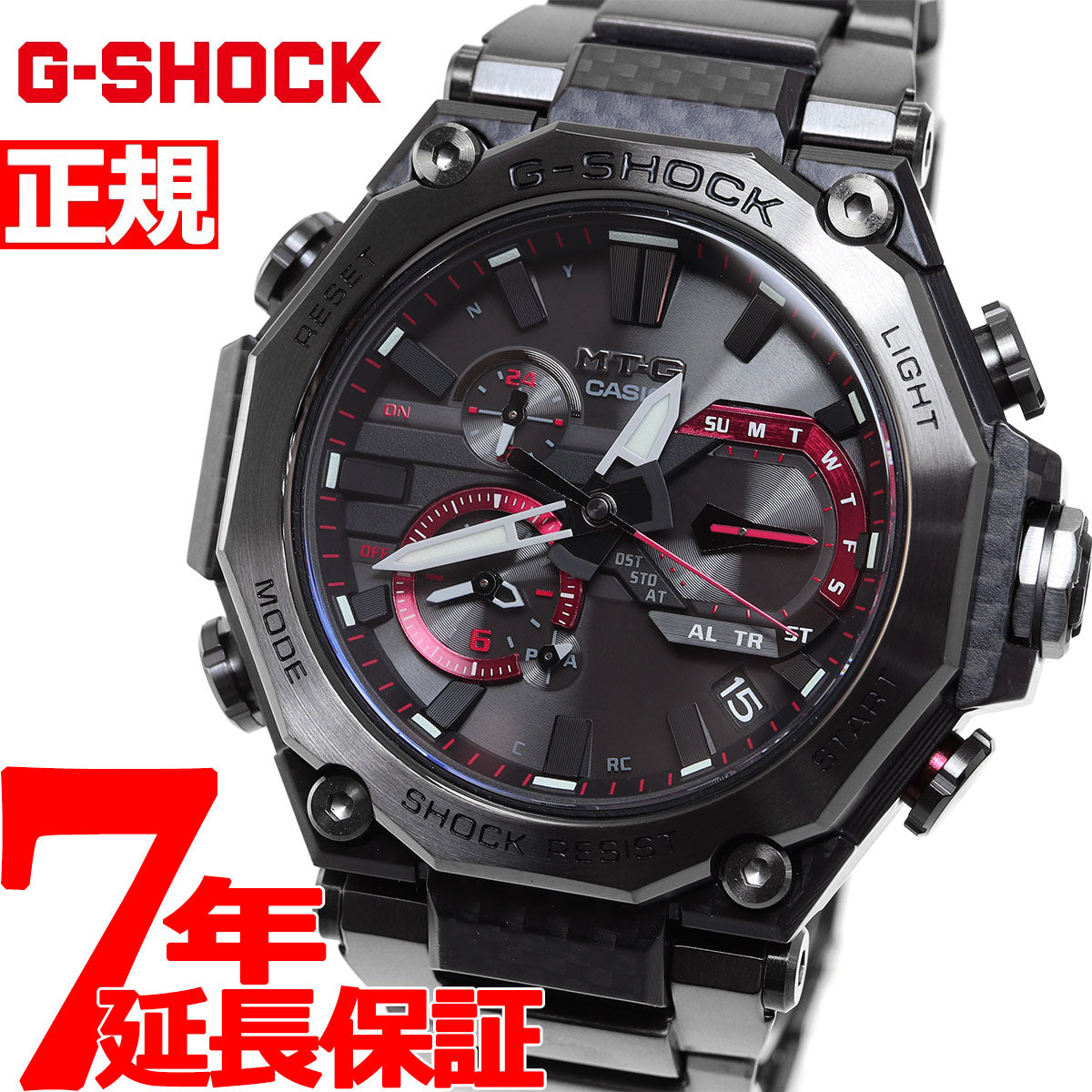 カシオ G-SHOCK MT-G ソーラー電波 メンズ 腕時計 ブラック×ローズゴールド レイヤーコンポジットバンド MTG-S1000BD-5AJF