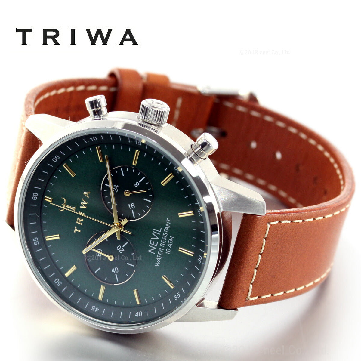トリワ TRIWA 腕時計 メンズ RACING NEVIL BROWN SEWN CLASSIC NEST120-SC010215