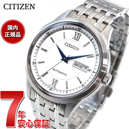 シチズンコレクション CITIZEN COLLECTION メカニカル 自動巻き 機械式 腕時計 メンズ NY4050-62A クラシックデイ&デイト