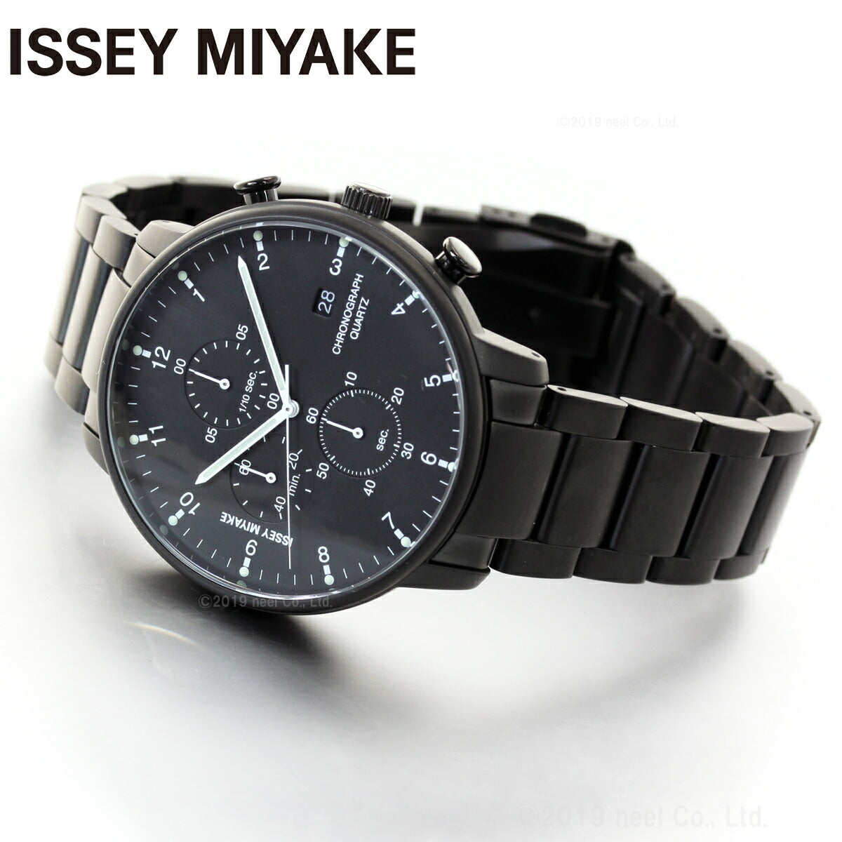 イッセイミヤケ ISSEY MIYAKE 腕時計 メンズ C シー ICHIRO IWASAKI 岩崎一郎デザイン クロノグラフ NYAD008