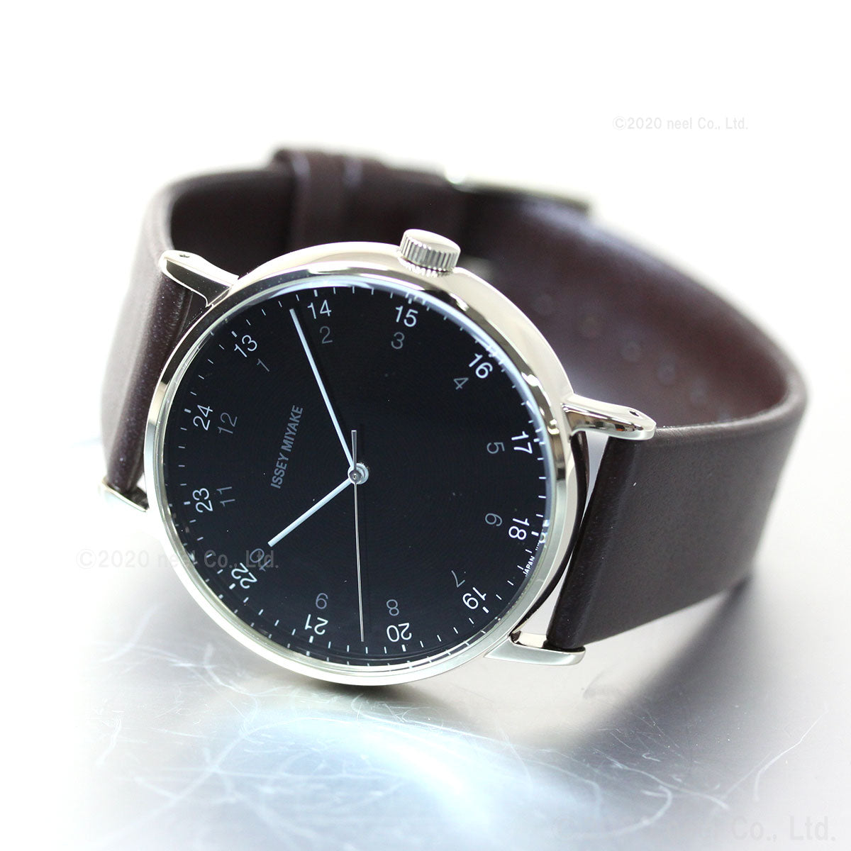 ISSEY MIYAKE イッセイミヤケ f エフ 日本製 革ベルト 39mm メンズ 腕時計 NYAJ006 ISSEY MIYAKE  ミッドナイトブルー 記念品 プレゼント ギフト メンズ腕時計