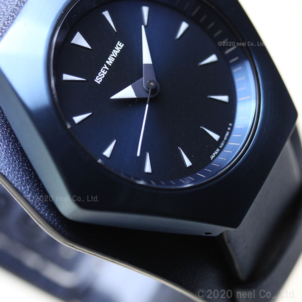 ISSEY MIYAKE 腕時計 メンズ NYAM702 ミヤケ ロクシリーズ クオーツ（VJ21） ブルーxブルー アナログ表示