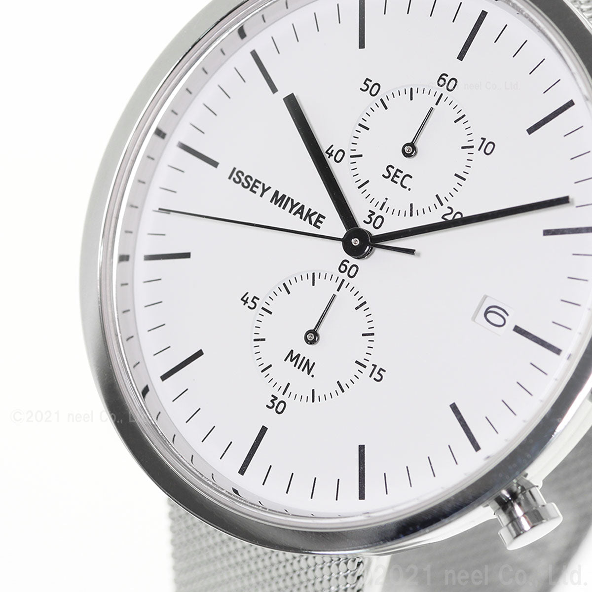 イッセイミヤケ ISSEY MIYAKE 腕時計 ELLIPSE エリプス クロノグラフ 深澤直人デザイン NYAN001