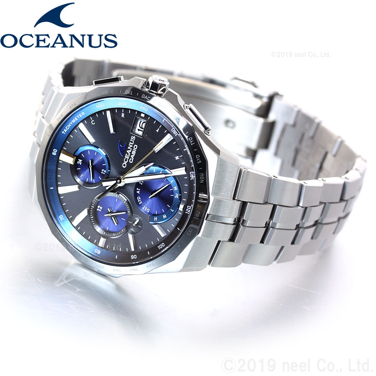 カシオ オシアナス マンタ 電波 ソーラー 腕時計 メンズ タフソーラー CASIO OCEANUS  Manta Premium Production Line OCW-S5000E-1AJF