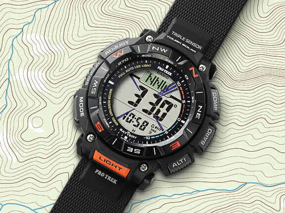 カシオ プロトレック CASIO PRO TREK ソーラー 腕時計 メンズ タフソーラー Camper Line PRG-340-1JF