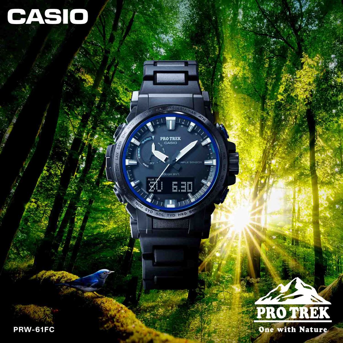 カシオ プロトレック CASIO PRO TREK 電波 ソーラー 腕時計 メンズ タフソーラー Climber Line PRW-61FC-1JF