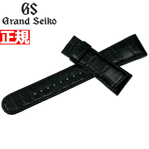 グランドセイコー GRAND SEIKO 替えバンド ベルト メンズ ブラック クロコダイル 20mm R0111AC