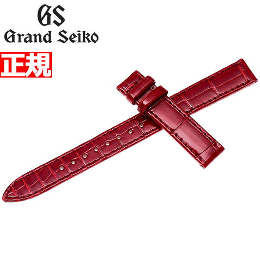 グランドセイコー GRAND SEIKO 替えバンド ベルト レディース グレージングレッド クロコダイル 13mm R4J13RC