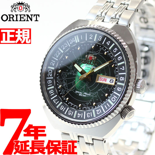 オリエント ORIENT 腕時計 メンズ 自動巻き リバイバル REVIVAL ワールドマップ RN-AA0E02E