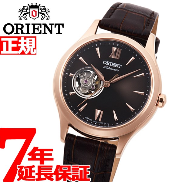 オリエント 腕時計 レディース 自動巻き ORIENT クラシック セミスケルトン RN-AG0727Y