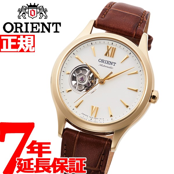 オリエント 腕時計 レディース 自動巻き ORIENT クラシック セミスケルトン RN-AG0728S