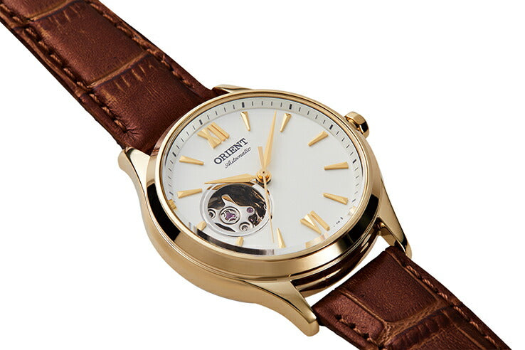 オリエント 腕時計 レディース 自動巻き ORIENT クラシック セミスケルトン RN-AG0728S