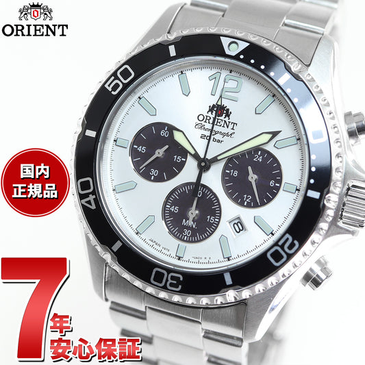 オリエント ORIENT スポーツ ソーラーパワード 腕時計 メンズ RN-TX0203S クロノグラフ マコ Mako