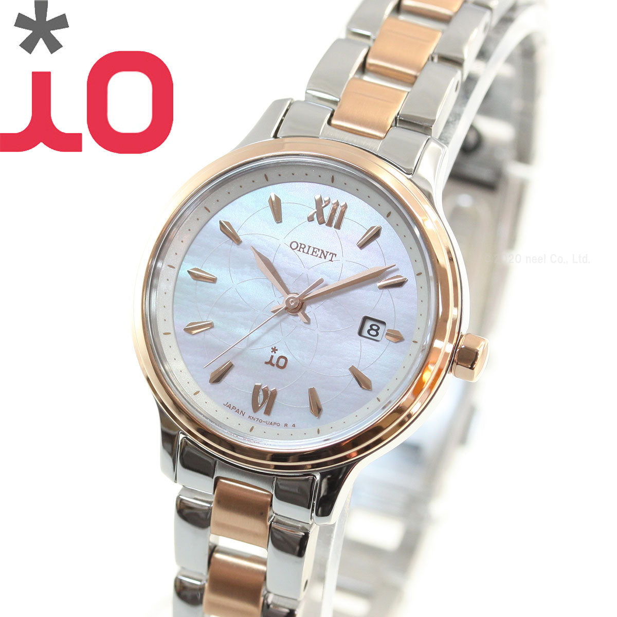オリエント イオ ORIENT iO ソーラー 腕時計 レディース ナチュラル＆プレーン RN-WG0415A