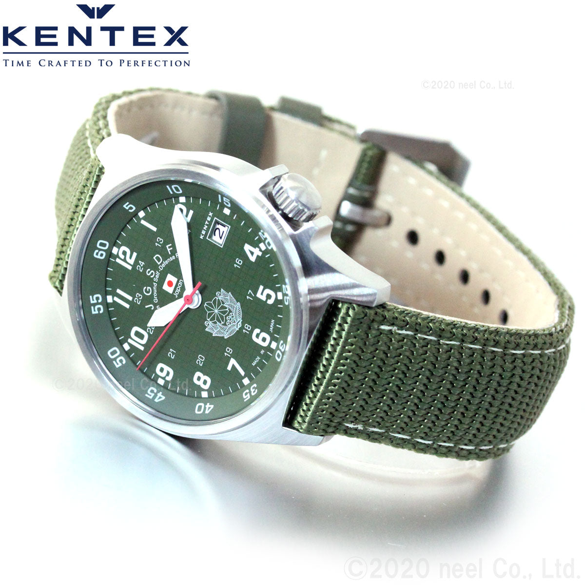 KENTEX ケンテックス 腕時計 メンズ JSDF スタンダード 自衛隊モデル 陸上自衛隊 ナイロンバンド S455M-01【正規品】