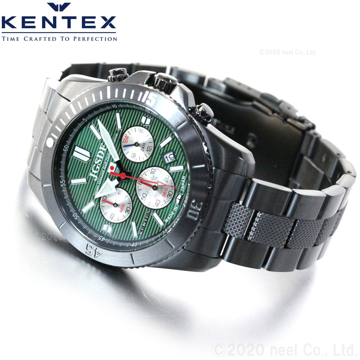 ケンテックス KENTEX 腕時計 メンズ JSDF PRO 陸上自衛隊 プロフェッショナルモデル クロノグラフ S690M-01【正規品】【送料無料】【サイズ調整無料】