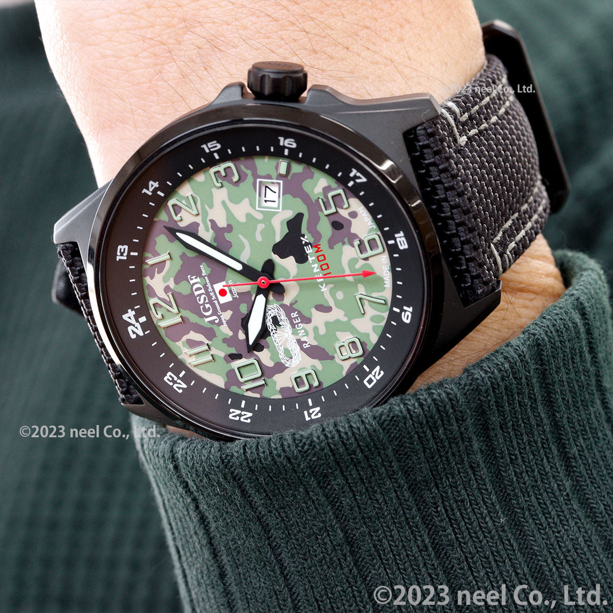 ケンテックス KENTEX JSDF 陸上自衛隊モデル 腕時計 時計 メンズ 日本製 S715M-8